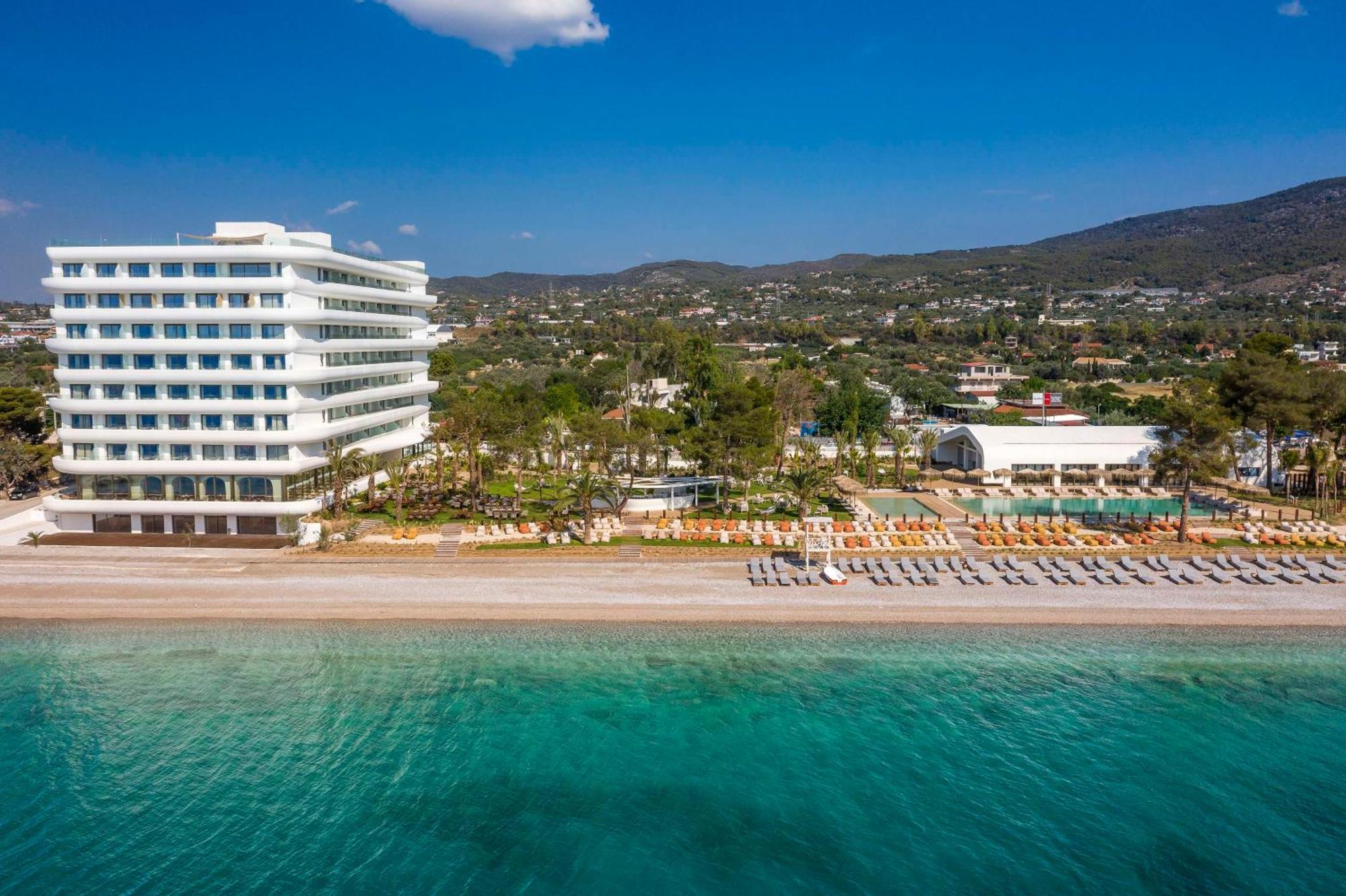 Isla Brown Corinthia Resort & Spa, Curio Collection By Hilton Άγιοι Θεόδωροι Εξωτερικό φωτογραφία Hilton Athens